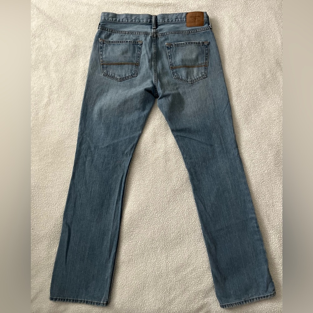 Abercrombie & Fitch Blue Bootcut Jeans, Size 32x34 - Picture 7 of 10